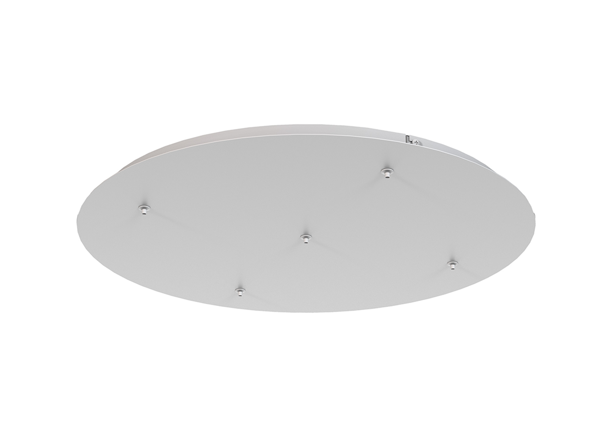 M8262  Elsa 5 Hole 600mm Round Canopy Kit White